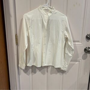 Cream Button-Up Shirt